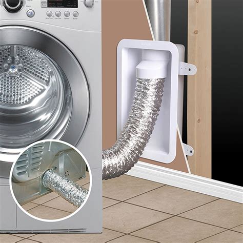 metal dryer vent box|dryer recessed vent box.